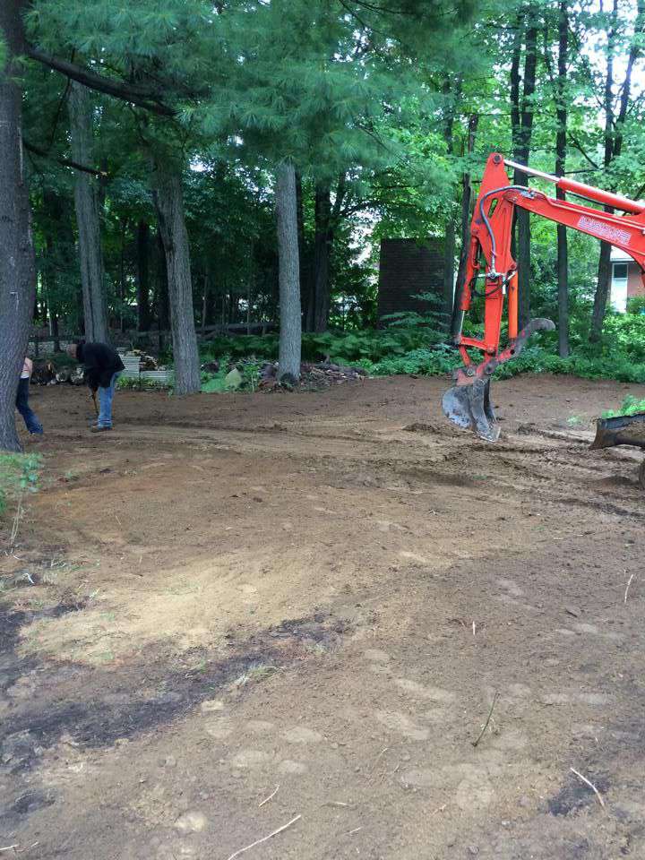 Excavation - reparation - fissure fondation