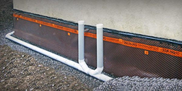 French drain inspection